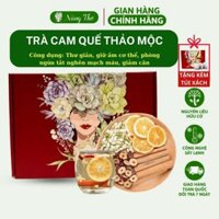 Trà cam quế thảo mộc táo đỏ nụ nhài HOÀNG TRÂM giữ ấm thư giãn - SÉT HỘP QUÀ TẶNG SINH NHẬT 8/3 20/10 20/11 NT08