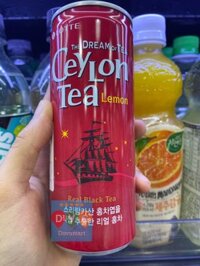 Trà Ceylon Vị Chanh Lotte Hàn Quốc Lon 240 ML / 롯데칠성) 실론티 240ML