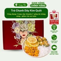 Trà Chanh Dây Kim Quất , nước uống trắng da Triệu Lộ Tư, sấy thăng hoa, TRẮNG DA da phát sáng HOÀNG TRÂM NT05