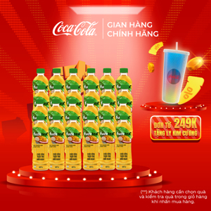 Trà chanh dây và hạt chia Fuze Tea+ - Thùng 24 chai 450ml
