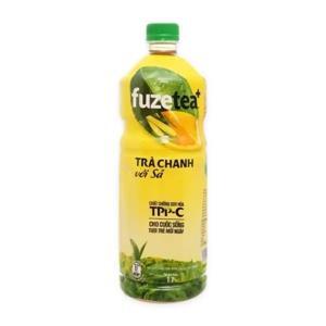 Trà chanh với sả Fuze Tea Lốc 6 chai 1 lít