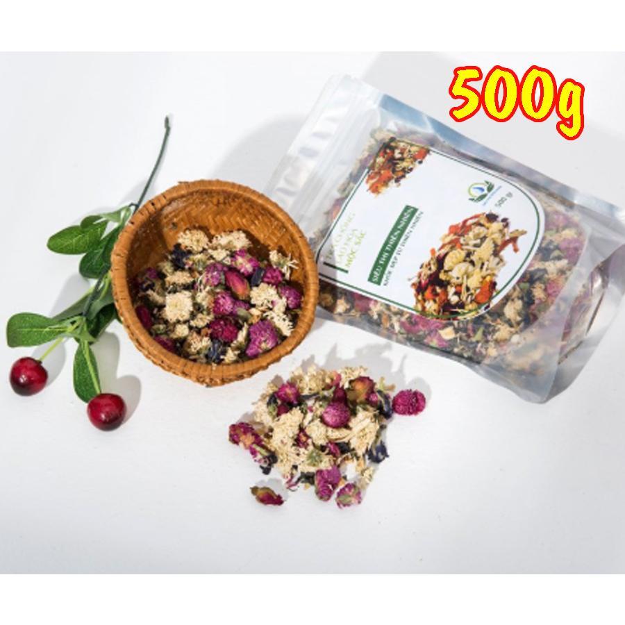 Trà chống lão hóa sấy khô mộc sắc gói 500g