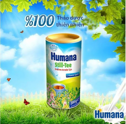 Trà cốm tăng tiết sữa Humana Still 200g