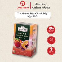 Trà Đào Chanh Leo Ahmad Tea – Hộp 40g (20 Túi Lọc) - Sự kết hợp hoàn hảo giữa Đào và Chanh Leo