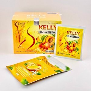 Trà đào giảm cân Kelly Detox