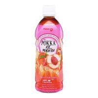 Trà Đào, Ice Peach Tea, 16.9 fl oz (500ml) - POKKA