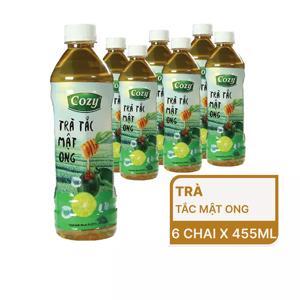 Trà đào tắc mật ong Cozy - Lốc 4 hộp 225ml