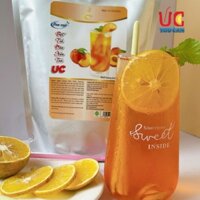 Trà Đào UC , WOLF 'S STORE phân phối ( 1 gói 1kg pha được 50ly) , màu đẹp , cost rẻ , vị ngon.
