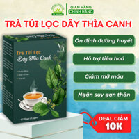 Trà Dây Thìa Canh BALANCE  Hộp 25 Túi Lọc Giúp Kiểm Soát Đường Huyết Ngăn Ngừa Biến Chứng Tiểu Đường