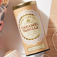 Trà đen caramel vanilla The Republic Of Tea thơm như bánh, không calo lon thiếc 50 gói (có bán tách lẻ 10 gói)