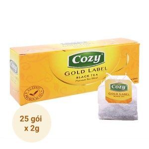 Trà đen Cozy nhãn vàng 50g