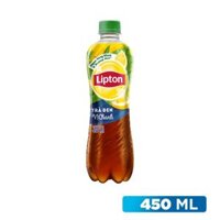 Trà đen Lipton chanh - Thùng 24 chai - 450ml