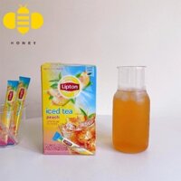 Trà đen LIPTON hương đào trà đá trà đen uống hương chanh đồ ăn nhẹ Hàn Quốc