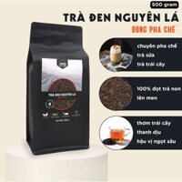 Trà Đen Nguyên Lá DalatFarm - Túi 500g (Dòng chuyên pha chế)