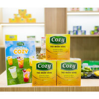 Trà Đen Nhãn Vàng Cozy Túi Lọc Rời (200gr - 100túi) Dùng Trong Pha Chế, Hương Vị Đậm Đà Hỗ Trợ Giải Nhi