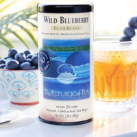 Trà đen việt quất, trà Ceylon xoài và trà đen đu đủ passion The Republic of Tea lon thiếc 50 túi lọc