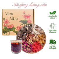 Trà Detox vị mới 15 gói ( Trà gừng đường nâu )