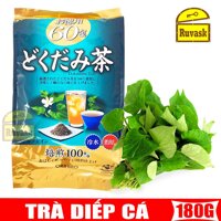 Trà Diếp Cá Thanh Lọc Cơ Thể Orihiro Japan 180g ( 60 túi lọc ) - ( Ruvask Có Nước Ép Táo Ngũ Cốc )