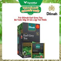 Trà Dilmah Earl Grey Premium Ceylon Tea 50g 25túix2g Túi Thiếc - Tinh Hoa Trà Bá Tước