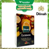 Trà Dilmah Lemon 30g túi lọc 20 x 1.5g - Hương vị trà chanh tươi mát và nguyên chất, tinh hoa trà Sri Lanka