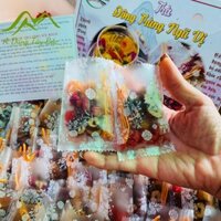 Trà đông trùng hạ thảo sấy khô thăng hoa mix táo đỏ Tân Cương, kỷ tử Ninh Hạ, long nhãn Hưng Yên, nụ hồng khô Tây Tạng