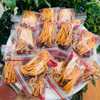 Trà Đông trùng hạ thảo sấy khô thăng hoa tứ vị (Hộp 20 gói) kết hợp long nhãn Hưng Yên, kỷ tử Ninh Hạ, táo đỏ Tân Cương