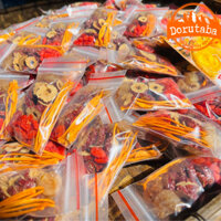 Trà Đông trùng hạ thảo sấy khô thăng hoa tứ vị (20 gói) kết hợp kỷ tử Ninh Hạ, táo đỏ Tân Cương, long nhãn Hưng Yên