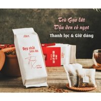 Trà Gạo Lứt Đậu Đen Cỏ Ngọt - Trà Giảm Cân Thanh Lọc Cơ Thể - Hộp 20 gói túi lọc