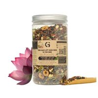 Trà gạo lứt đậu đen GUfoods -  Vị Tim sen (500g)