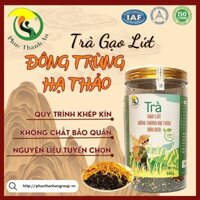 Trà Gạo Lứt Đen Điện Biên Rang, Đông Trùng Hạ Thảo [Cordyceps militaris], Đậu Đen Xanh Lòng {Hũ 500gr}