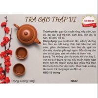 Trà gạo Thập vị Cầu bình an