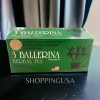 Trà Giảm Cân 3 Ballerina Herbal Tea - Hàng Chính Hãng Mỹ