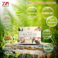 Trà Giảm Cân Hoa Sâm Đất Zn Dạng Viên