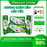 Trà giảm cân Kingkao Slim Body Tea - Giảm cân cấp tốc dành cho người béo phì Giảm mỡ bụng Giảm mỡ đùi Giảm mỡ bắp tay