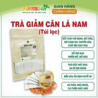 Trà giảm cân lá nam túi lọc, 100% thảo dược tự nhiên, liệu trình 40 gói, dùng trong 20 ngày, giảm tức tốc từ 2 đến 5 kg