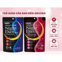 Trà Giảm Cân Night Diet Tea Orihiro 24 Túi Lọc Nhỏ trà đêm