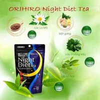 Trà giảm cân ORIHIRO Night Diet Tea Nhật Bản hộp 20 gói (dùng đêm)