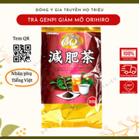 Trà giảm mỡ bụng Genpi Tea Orihiro Nhật Bản 60 gói, giúp giảm mỡ bụng, giảm mỡ an toàn, chống lãi hóa, đẹp da