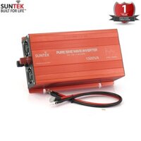 [Trả góp 0%] Bộ Đổi Nguồn Kích Điện Từ 12V Sang 220V SUNTEK Pure Sine Wave Inverter 1500W - Hàng Chính Hãng