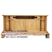 [Trả góp 0%] Kệ Tivi Cổ Điển Gỗ Gõ Đỏ Đẹp Giá Rẻ 1m4, kệ gỗ để tivi , kệ trang trí
