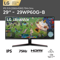 [TRẢ GÓP 0%] Màn hình LG IPS 21:9 (2560 X 1080) 75Hz 5ms 29 inches l 29WP60G-B l HÀNG CHÍNH HÃNG