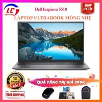 [Trả góp 0%] (MỚI 100%)  Dell Inspiron 5510 {Core i5-11300H RAM 8G SSD 256G VGA Iris Xe G7 Màn 15.6 inch Full HD IPS} laptop văn phòng cấu hình cao chuyên Excel nặng đồ họa 2D bảo mật vân tay