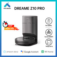 [Trả góp 0%] Robot Hút Bụi Lau Nhà Thông Minh Dreame Bot Z10 Pro - Lực Hút 4000PA - Bản Quốc Tế phân phối chính hãng tại Việt Nam - BH 12 Tháng