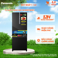 [TRẢ GÓP 0%] Tủ Lạnh Panasonic 420 lít NR-BX471WGKV ngăn đá dưới - Ngăn đông mềm