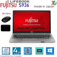 [Trả góp 0%]Laptop FUJITSU LifeBook S936 Core i5-6300U 4gb Ram 128gb SSD 13.3inch Full HD vỏ nhôm magie siêu nhẹ