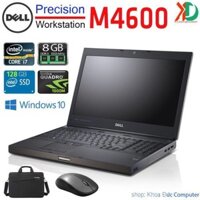 [Trả góp 0%]Laptop máy trạm DELL Precision M4600 Core i7-2720QM8gb Ram 128gb SSD Quadro 1000M màn 15.6inch HD chuyên đồ họa 3D và game