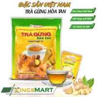 Trà Gừng Hòa Tan 360g - Thương hiệu TIẾN PHÁT - Đặc sản Quy Nhơn - Túi 20 gói x 18g/gói - Kingsmart