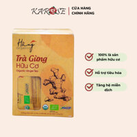 Trà gừng Karose gừng hữu cơ, đường hữu cơ, hỗ trợ tiêu hóa, tăng đề kháng, ngừa cảm lạnh 100g