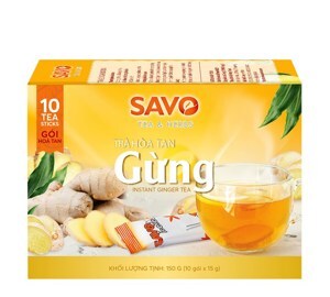 Trà gừng túi lọc Savo 40g