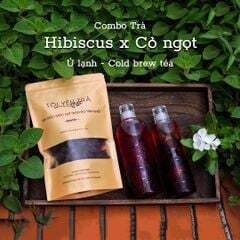 Trà Hibiscus cỏ ngọt